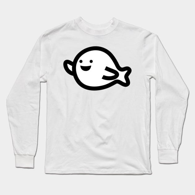 Happy Fish Long Sleeve T-Shirt by simonox